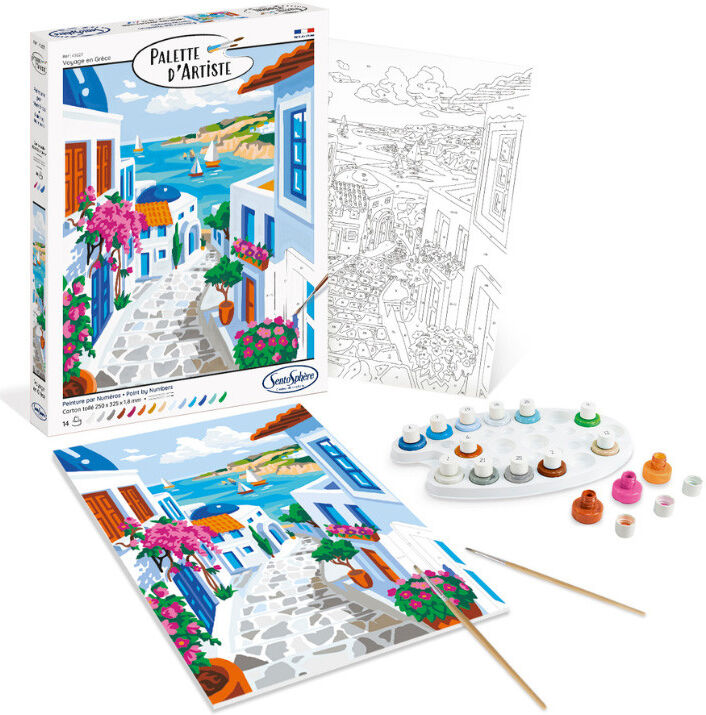 SentoSphère Palette d'artiste - Voyage en Grèce