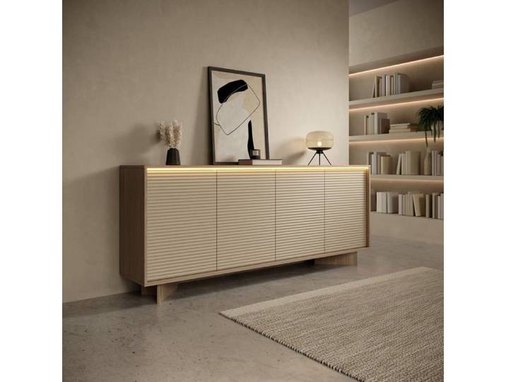 Buffet - Semi - 203 cm - Chêne