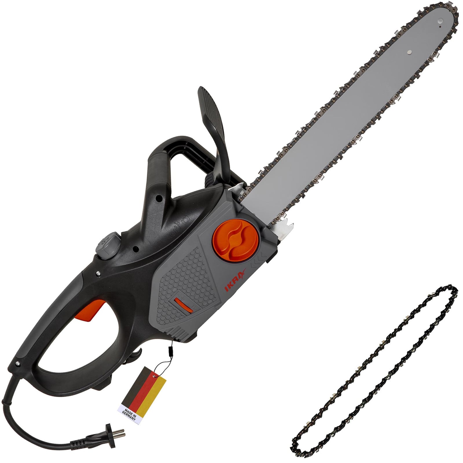 IKRA elektrische kettingzaag KSE 2400-40, 2400 W, 40 cm OREGON zaagblad, inclusief reserveketting