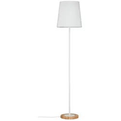 Paulmann Stehleuchte Stellan E27max. 20W Weiß#Holz Stoff#Metall#Holz 79634