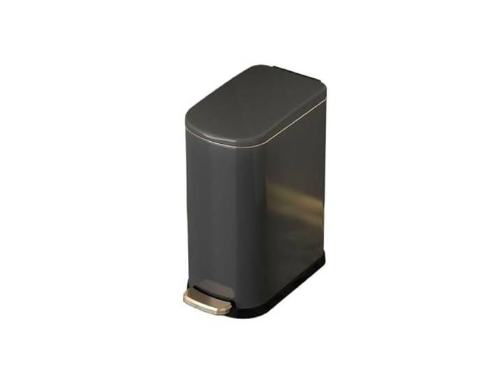 FZL02068LM Badezimmer Pedal Abnehmbarer Eimer Körper Mülltonne Büro Wohnzimmer(Schwarz)