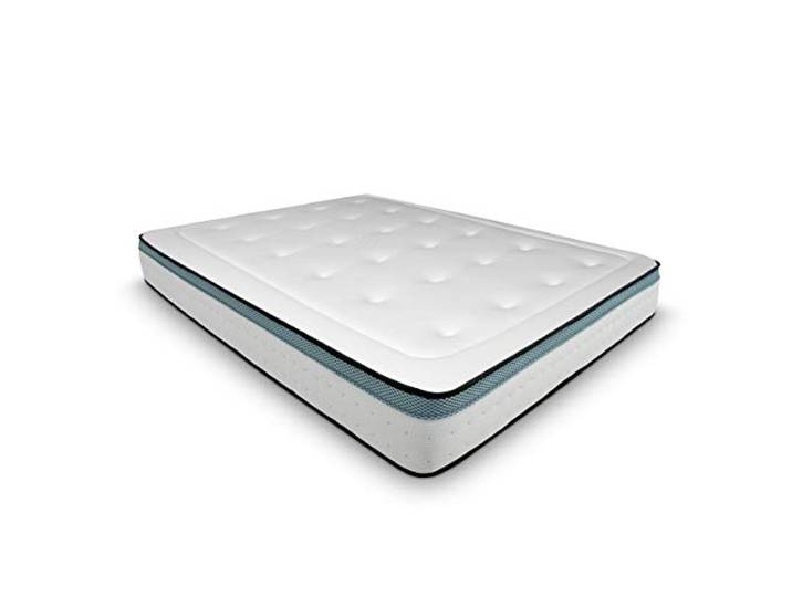 DUÉRMETE ONLINE Dreaming Online Viskoelastische Matratze Bio Max mit Viscogel fest und komfortabel milbendicht und hypoallergen, Weiß, 100 x 190 cm
