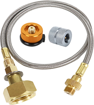 Inspire Daily Merch Camping Gas Stove Propane Refill Adapter Outdoor Burner LPG Cylinder Hose Connector For Propane Tanks a