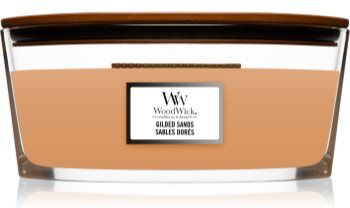 Woodwick Gilded Sands vela perfumada com pavio de madeira (hearthwick) 453 g. Gilded Sands