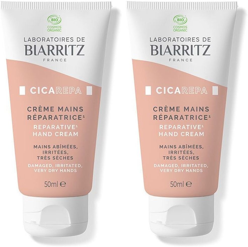 Laboratoires DE Biarritz Crème Mains Réparatrice Cica Repa - réparatrice pour les ma 2x50 ml Hautcreme