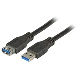 EFB Elektronik K5237.5 USB Kabel USB 3.2 Gen 1 (3.1 Gen 1) 5 m USB A Schwarz