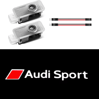 Inspire Essentials LuxeGlow LED Car Door Welcome Lights Projector 2pcs Audi Sport