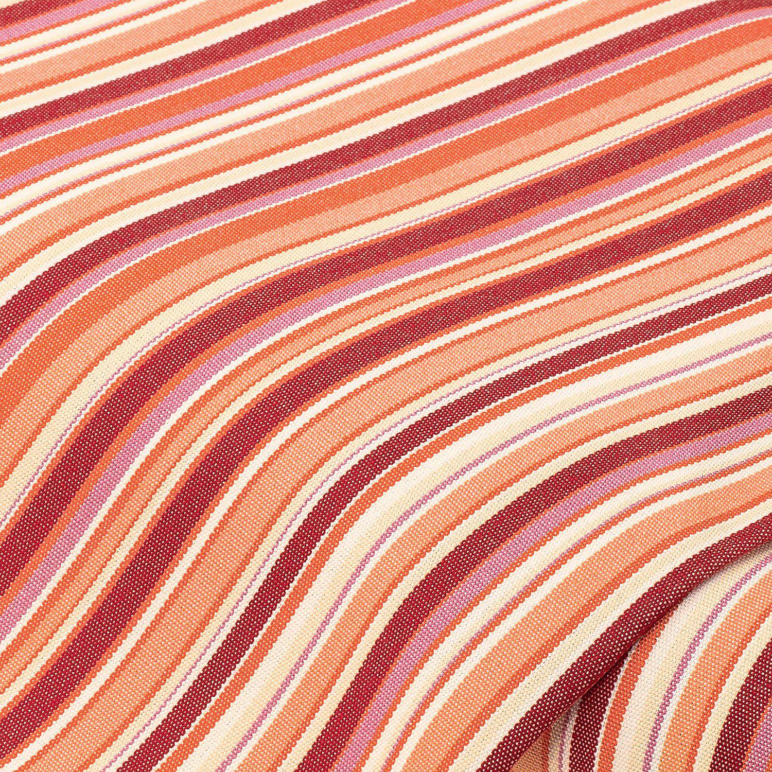Markisenstoff Streifen "Palma", orange/rot/pink