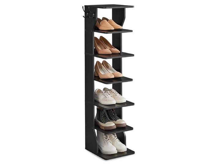 Schuhmöbel SONGMICS SADY 6 Paar Schuhe schwarz
