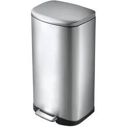 EKO Della Step Bin, Abfalleimer, Silber
