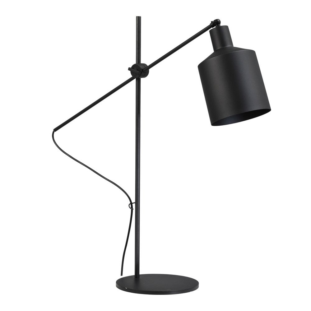 Masterlight Concepto retro tafellamp zwart metalen leeslamp