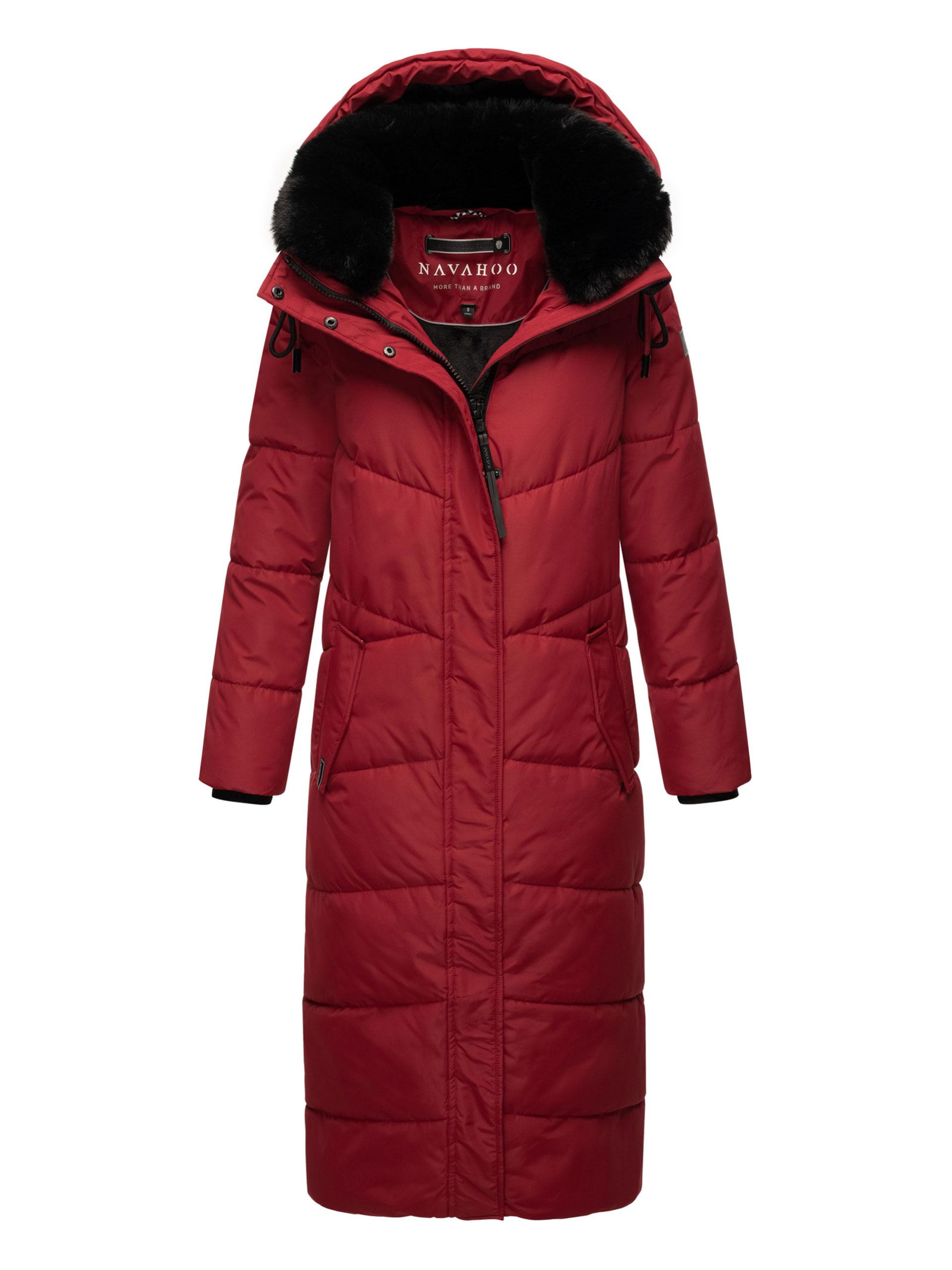 Navahoo Damen Winter Steppmantel Hingucker – Extra Lang & Warm