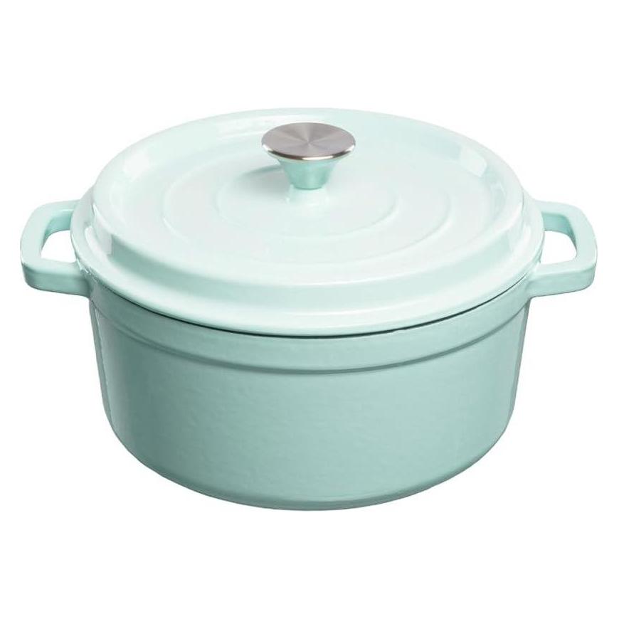 Grand Feu Pot Casserole Type 3.5l Blue (Kochtopf, Emaille, Gusseisen, 24 x 10.50 cm) (FEUMBLUE)