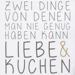Servietten ZWEI DINGE VON (LB 25x25 cm) - LB 25x25 cm