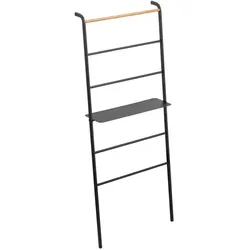 Yamazaki, Garderobe + Kleiderstange, Lehnende Kleiderleiter mit Ablage TOWER