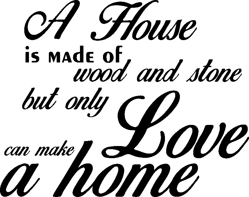 NC Sticker Love a home