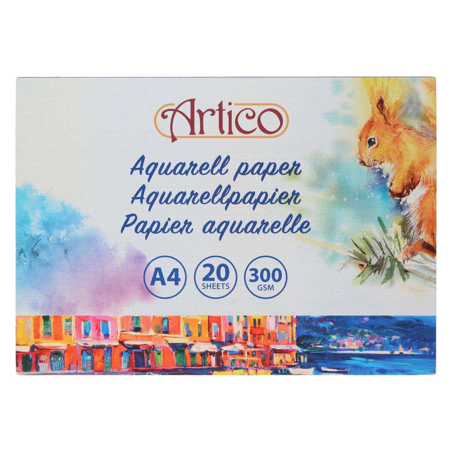 Artico Aquarellblock A4 20 Blatt (A4, Blanko) (62842459)