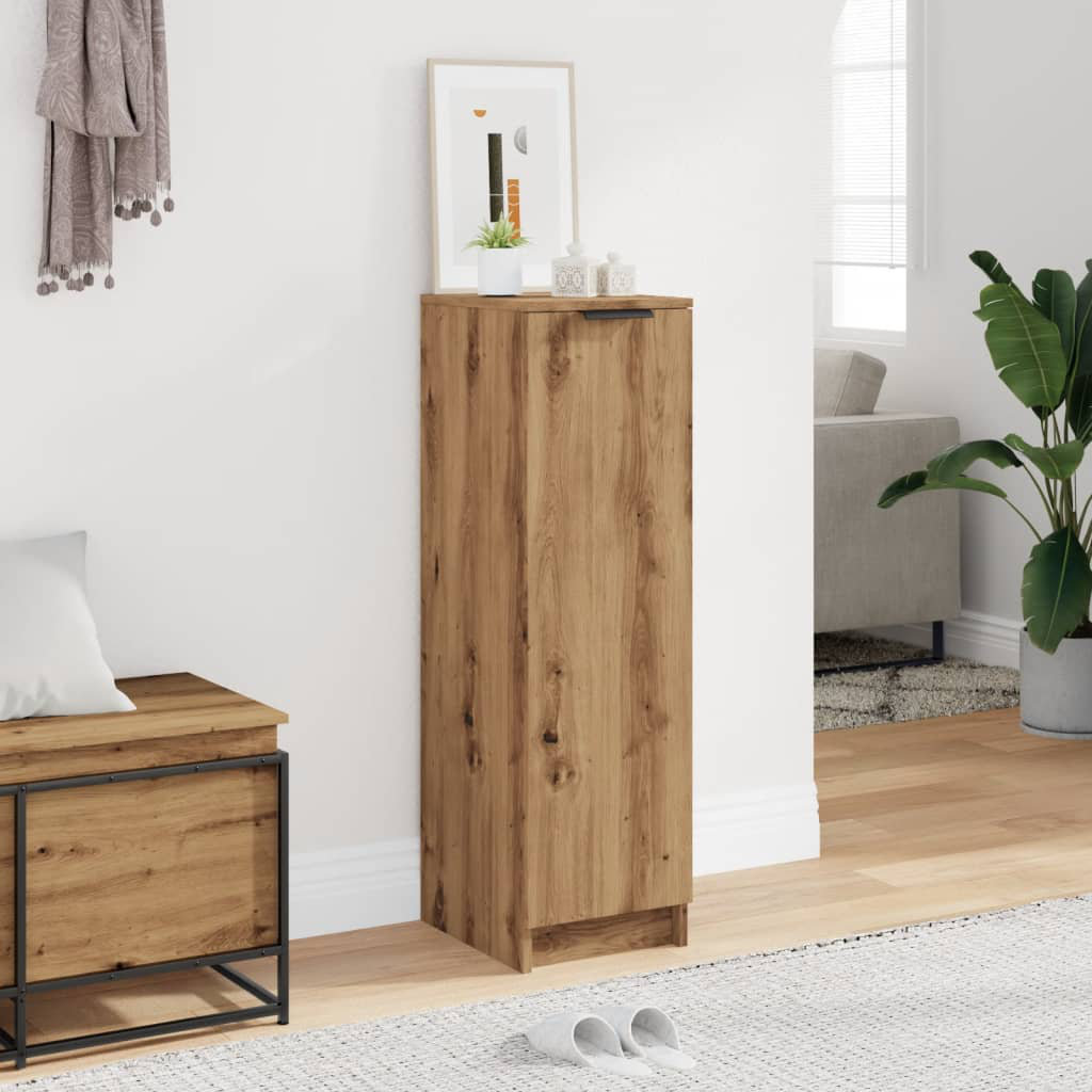 Alpen Home 4 Pair Shoe Storage Cabinet Artisan Oak 4