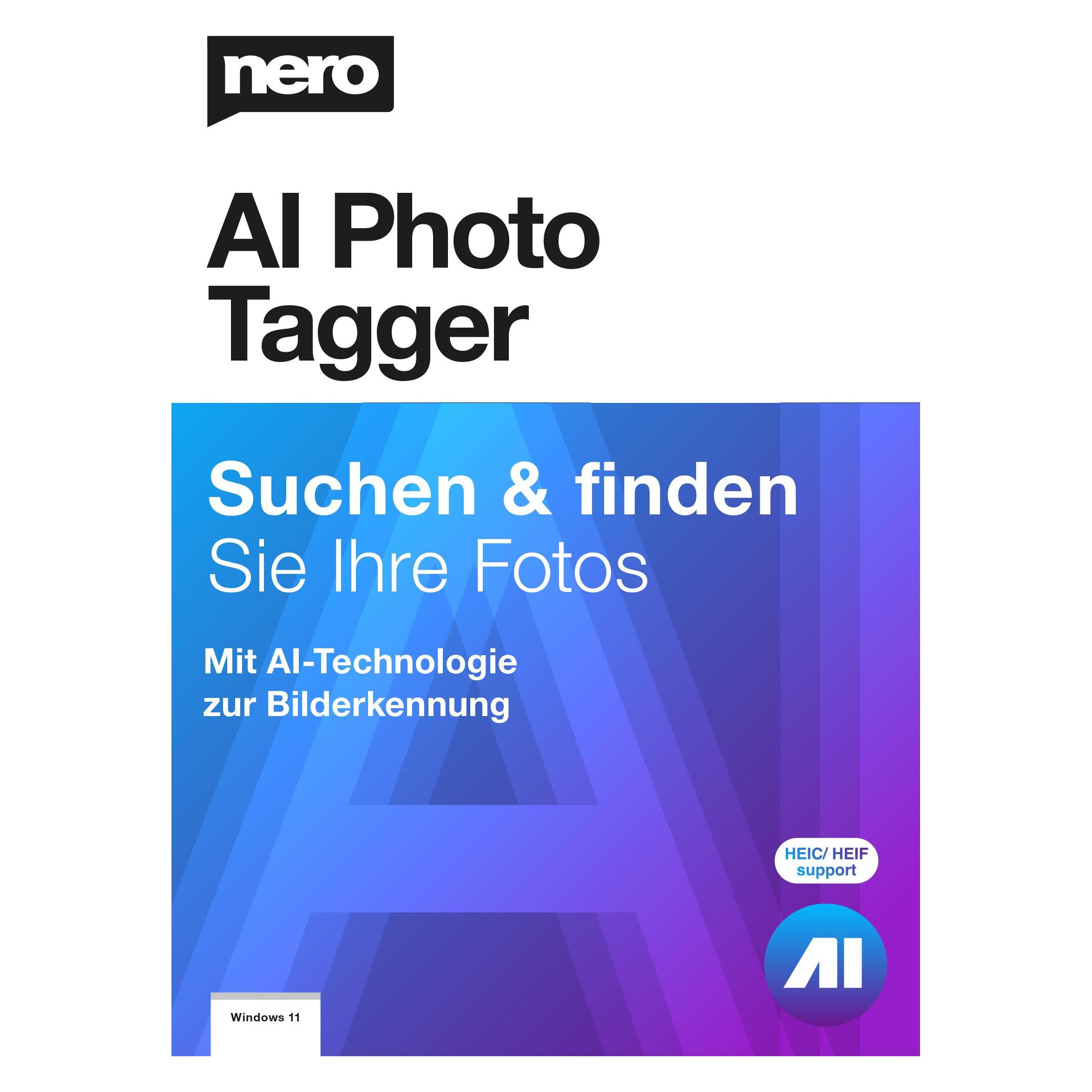 Nero Photo AI Tagger (1 User, 1 Geräte/User, unbegrenzt) (EMEA-12700000/1445)