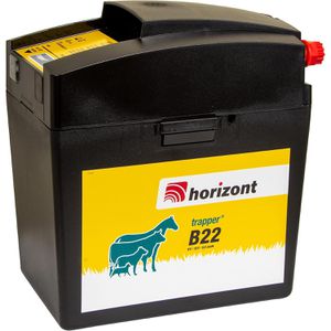 Horizont Weidezaungerät trapper B22, 10620, 9 V & 12 V Akkubetrieb, Zaunlänge bis 8 km