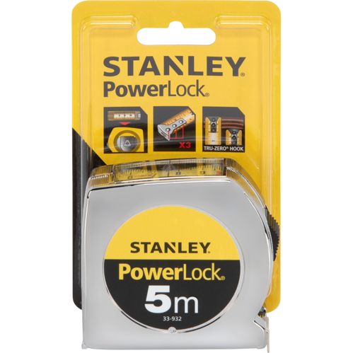 Stanley Bandmaß Powerlock, 5m 19mm