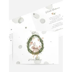 Osterkarten selbst gestalten mit Spruch und Fotos im Onlinedesigner bei Meine-Kartenmanufaktur.de
