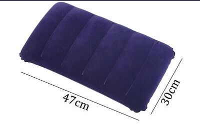 Useful Little Things Portable Inflatable Travel Pillow Neck Support deep Blue