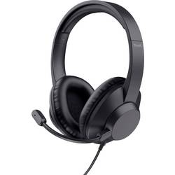 Trust Trust Ayda Max - Headset - On-Ear - kabelgebunden Over Ear Kopfhörer kabelgebunden Stereo Schwarz Mikrofon-Rauschunterdrückung Headset Computer 25461