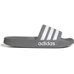 ADIDAS Herren Badeslipper Shower adilette, Größe 46 in Grau Grau