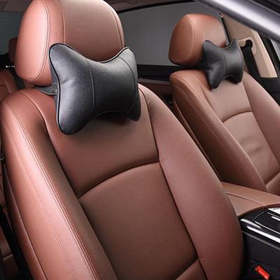 United ComfortDrive Car Neck Pillow Set Of Breathable Headrest Cushions For Neck Support black