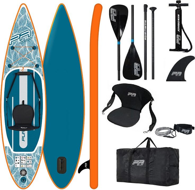SUP-Board 110 Combo Pure Air 2024 2-in-1 mit Sitz für Familie und Freizeit