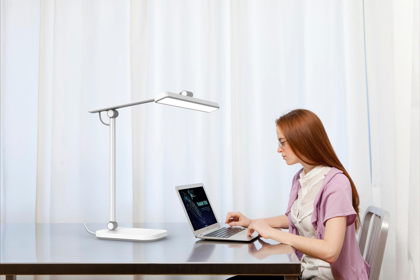 UNILUX PURELINE LED-tafellamp wit