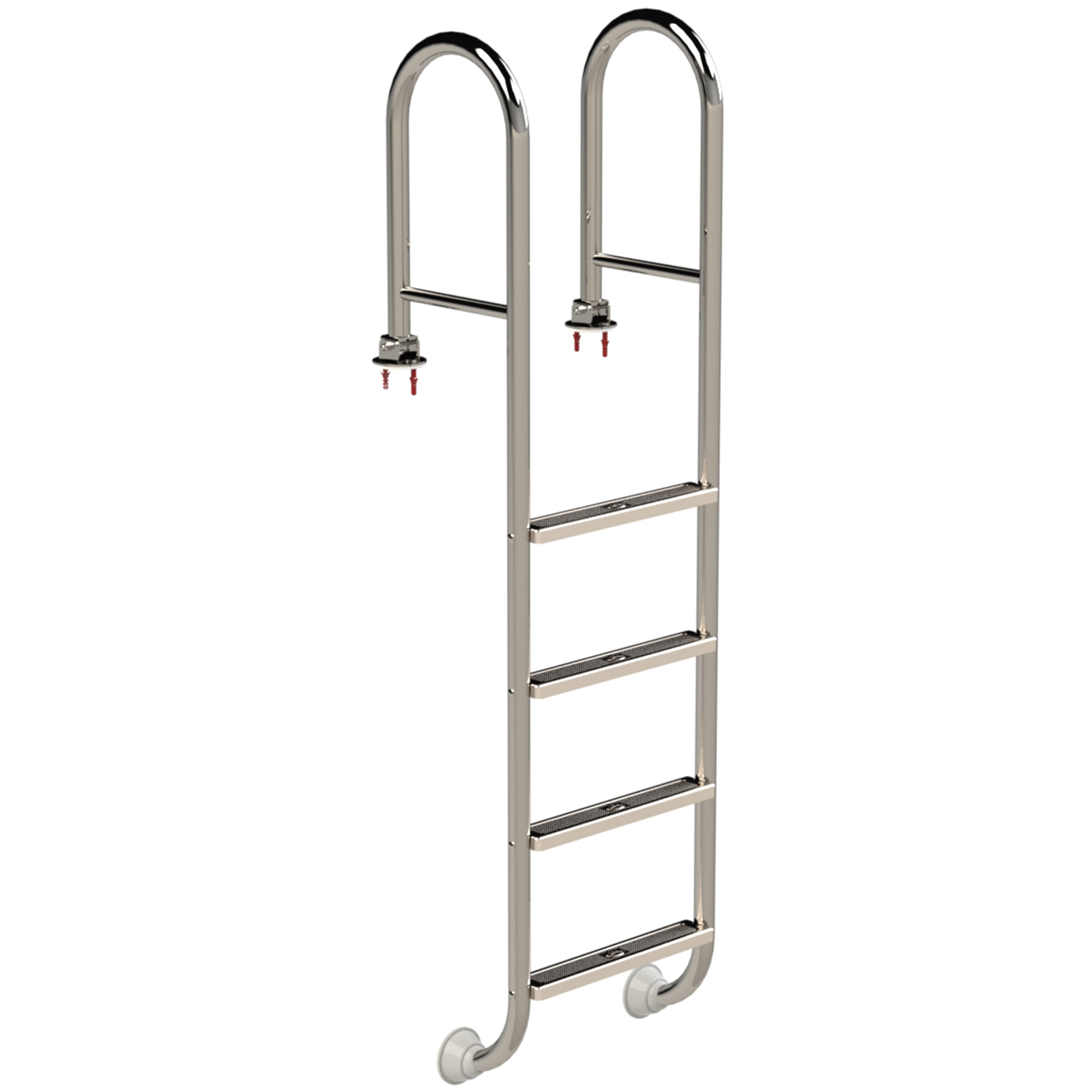 Eichenwald Ideal Edelstahl Eichenwald Poolleiter Modell 02 Tina klappbar Beckentiefe 1340mm 4 Stufen