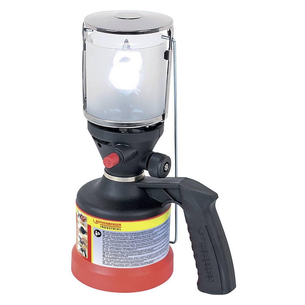 Rothenberger Industrial Scout Campinglampe inklusive 1x C200 Stechkartusche (1500004208)