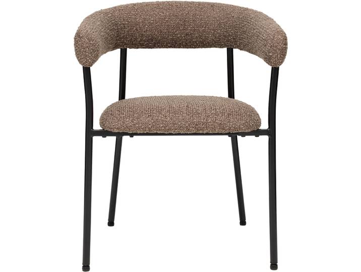Armlehnstuhl Keno braun Polyester