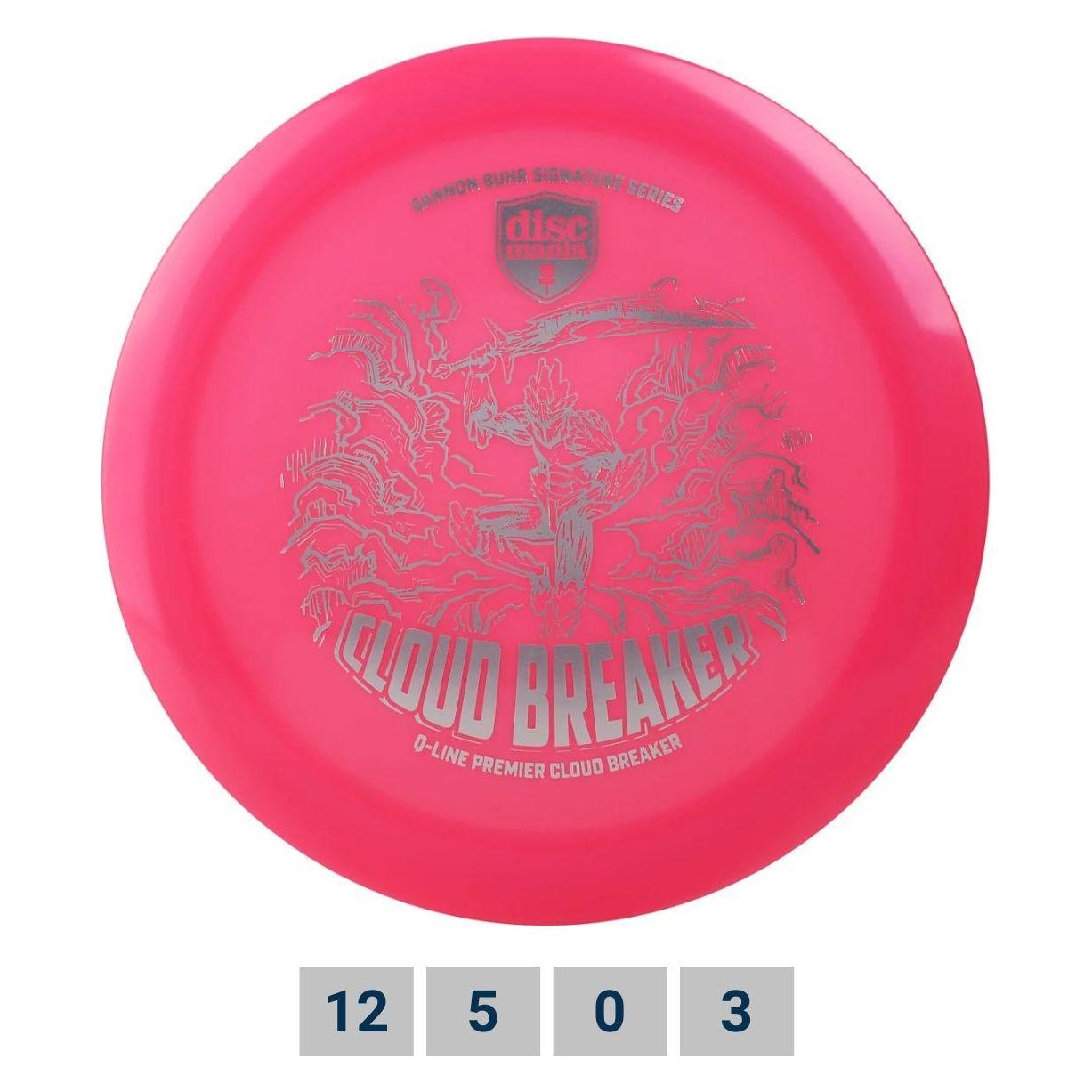 P!nk Discgolf DISCMANIA Distance Driver Q-LINE PREMIER Cloudbreaker Gannon Buhr Signature Pink 12/5/0/3 (74052401)