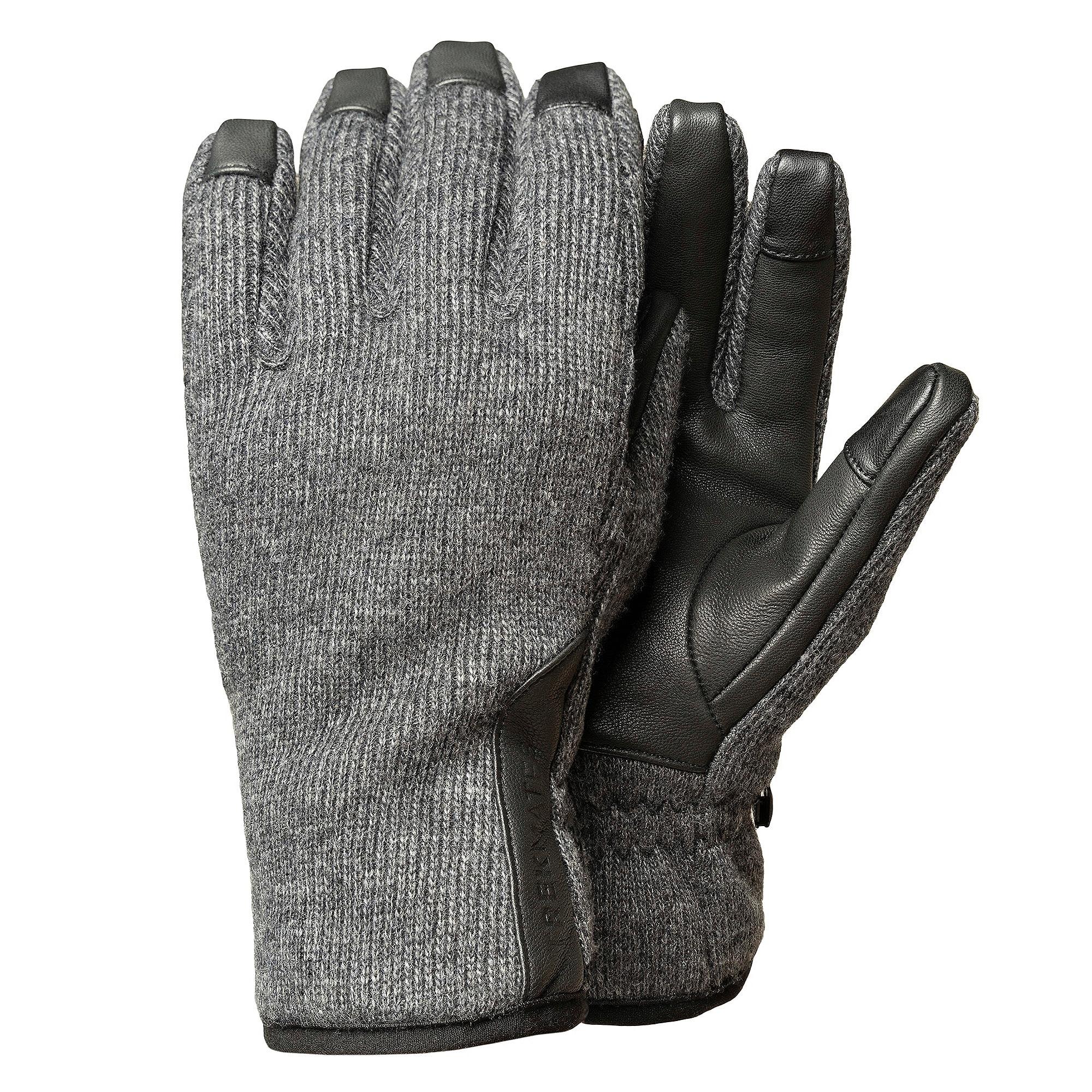 Herren Wasserfeste Woll-Mischung Lederhandschuhe mit Touchscreen für den Winter