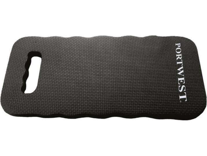Portwest Kniemat werkmat Tuinmat zwart met handgreep 40x18.5x2