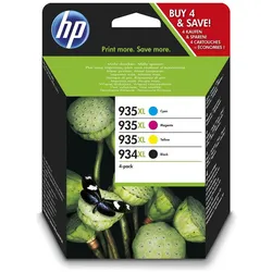 HP, Druckerpatrone, 934xl/935xl (BK, C, M, Y)