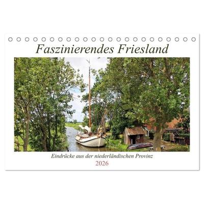 Faszinierendes Friesland (Tischkalender 2026 DIN A5 quer), CALVENDO Monatskalender