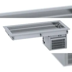 Combisteel Drop-in Kühlbecken mit statischer Kühlung für GN3/1