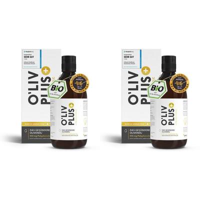 Oliv Plus high phenolic Bio Olivenöl 2x 2x500 ml Öl