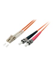 equip Pro Patch-Kabel ST Einzelmodus M bis LC Single-Modus M 15 m Glasfaser 9/125 Mikrometer OS2 halogenfrei Gelb (254237)