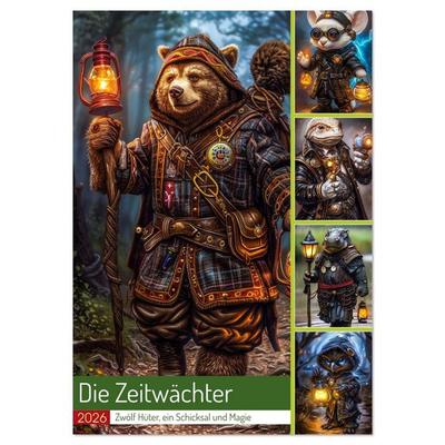 Die Zeitwächter (Wandkalender 2026 DIN A4 hoch), CALVENDO Monatskalender