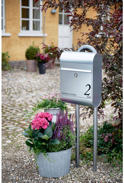 Allux 6000 Postkasse, Galvaniseret