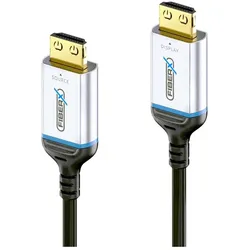 Purelink Serie - HDMI 8K Glasfaser Extender Kabel - 30m (30 m), Videokabel, Schwarz, Silber