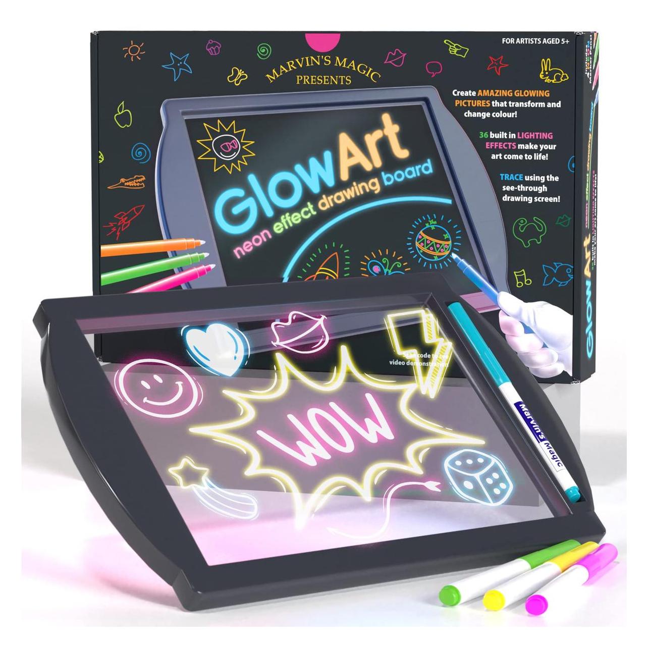 Marvin's Magic Marvins Magic - Glow Art - Black - (MMG009B) (MMG009B)