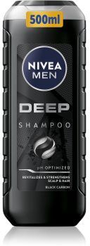 Nivea MEN Deep champô reforçador 500 ml. MEN Deep