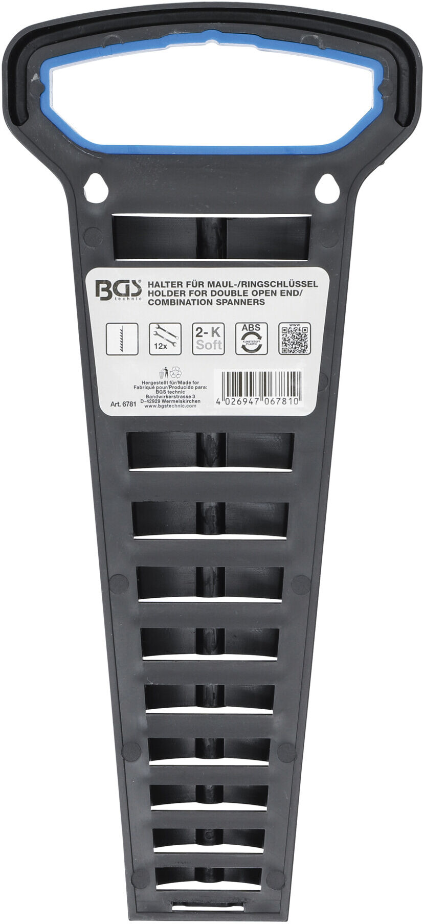 BGS Halter für Maul-/Ringschlüssel 6781, 12 Auflagen ; BGS technic)