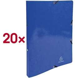 EXACOMPTA Ringbuch Iderama A4 »2 Ringe - 15 mm« blau, 25x32 cm